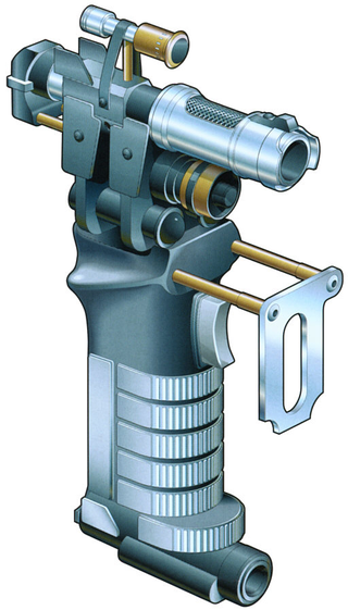 Illustration for article titled All the Best Futuristic Guns for Your Holster